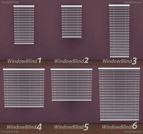  Dara Sims: Window blinds
