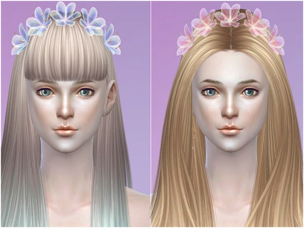 The Sims Resource: Wreath headdress 01 by S Club