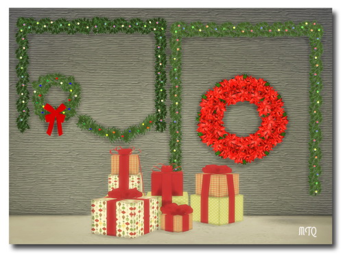  Msteaqueen: Outdoors Christmas Decor converted from TS2 to TS4