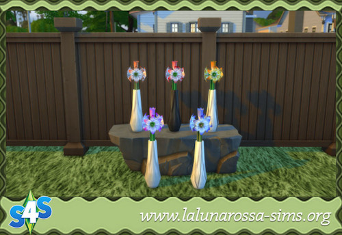  La Luna Rossa Sims: Vase with Lilies