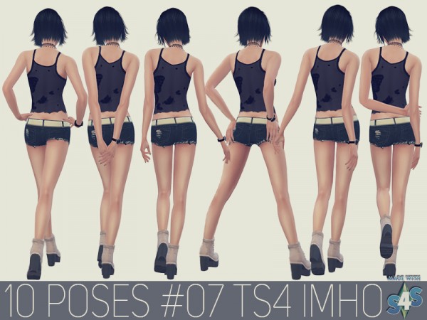  IMHO Sims 4: 10 female poses 07
