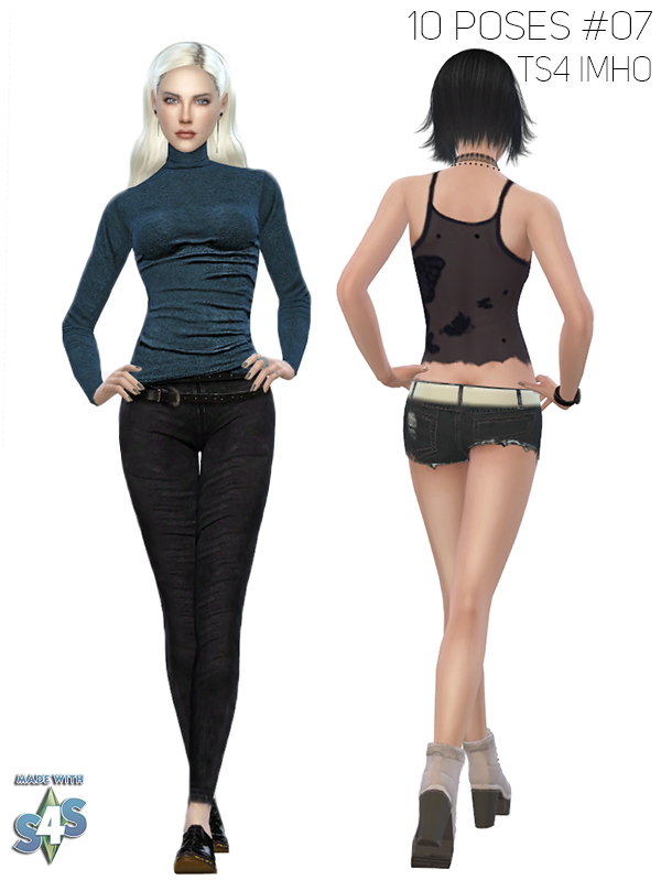  IMHO Sims 4: 10 female poses 07