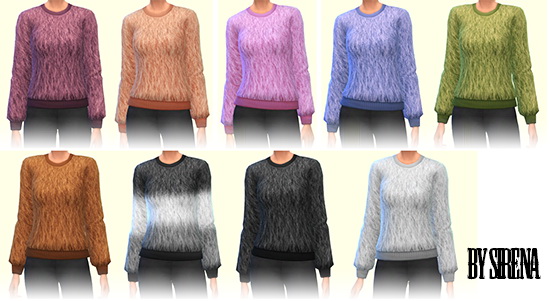  Ladesire Creative Corner: Fur sweater by Sirena