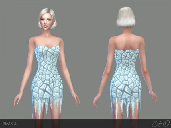  BEO Creations: Flame and Ice dress