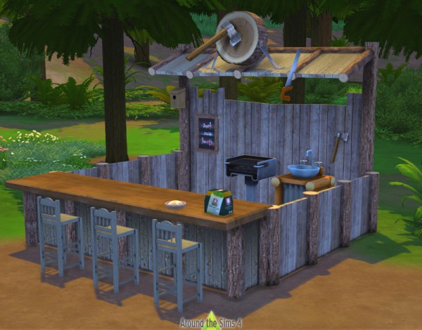  Around The Sims 4: Food stands converted from TS2 to TS4