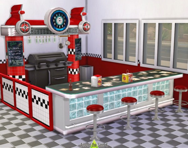  Around The Sims 4: Food stands converted from TS2 to TS4