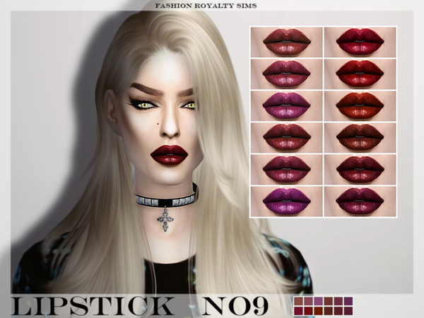  The Sims Resource: Lipstick N09 by FashionRoyaltySims