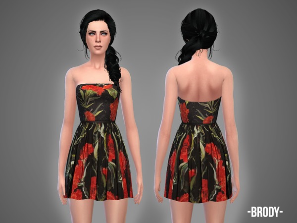  The Sims Resource: Brody   dress by April