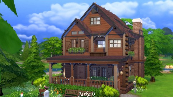  JarkaD Sims 4: Forest cottage