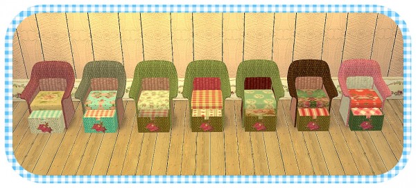  Sims 4 Designs: Annas Shabby Living Set