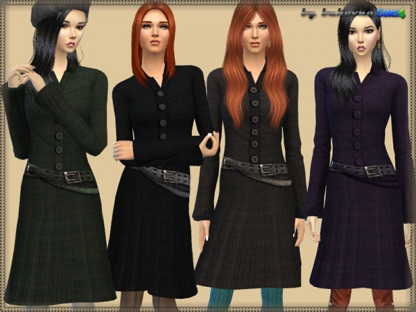  The Sims Resource: Jersey Dress by Bukovka