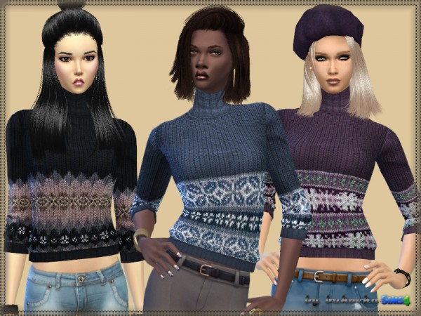  The Sims Resource: Sweater Turtleneck bu bukovka