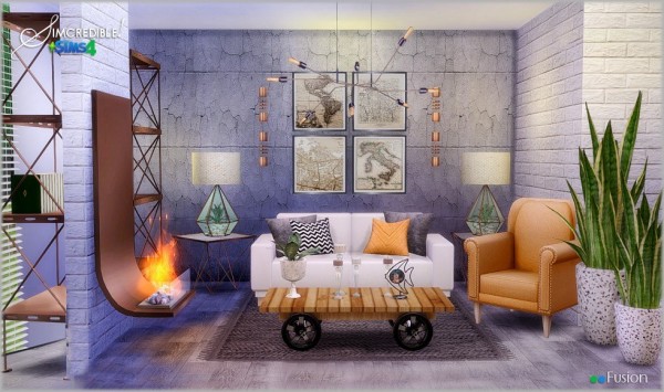  SIMcredible Designs: Fusion livingroom