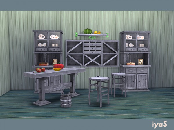  The Sims Resource: Rustic Country Set by Soloriya