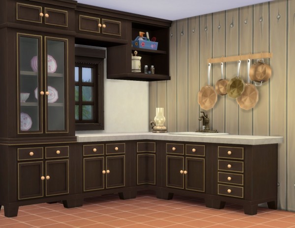  Mod The Sims: Country Kitchen by plasticbox