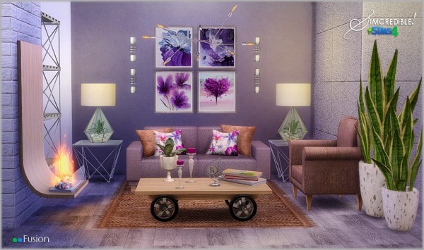  SIMcredible Designs: Fusion livingroom
