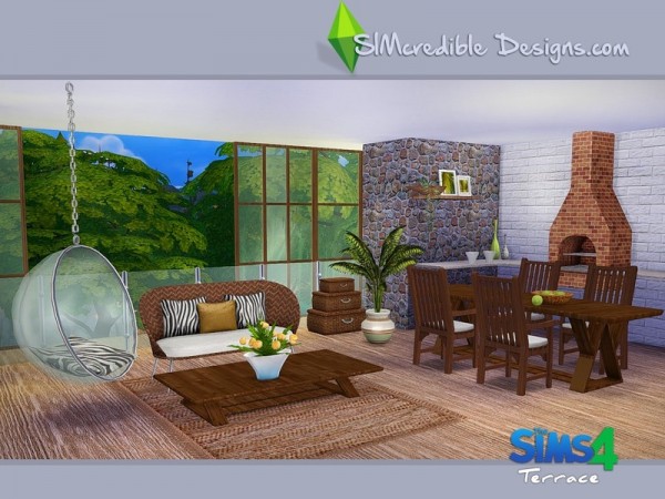  The Sims Resource: Terrace by SIMcredible