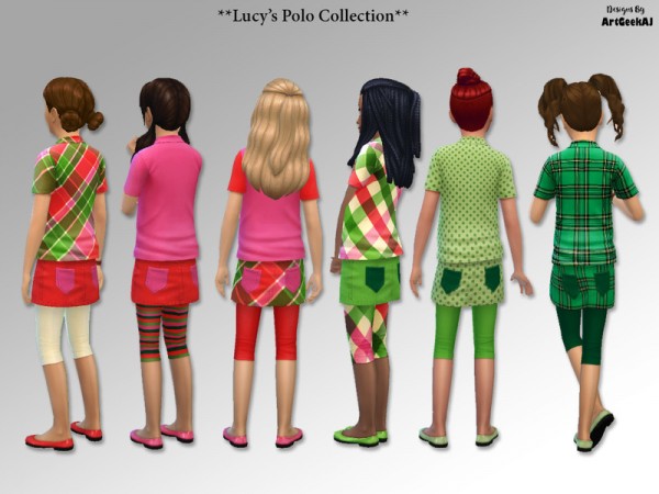  The Sims Resource: Lucys Polo Collection by ArtGeekAJ