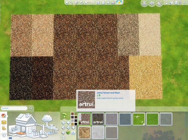  Mod The Sims: Floors match Forest roof and Forestgreen roof by artrui