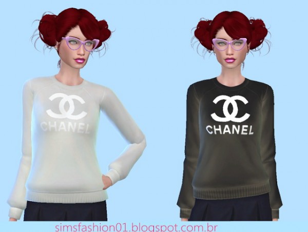  Sims Fashion 01: Chanel Sweater
