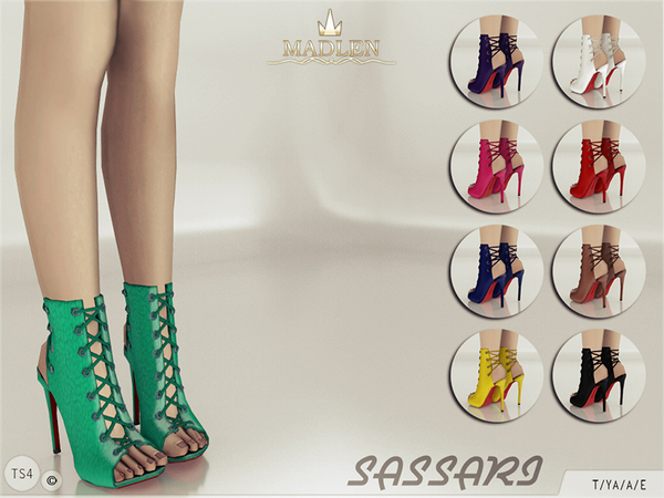  The Sims Resource: Madlen Sassari Shoes by MJ95