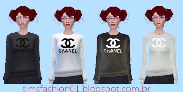  Sims Fashion 01: Chanel Sweater