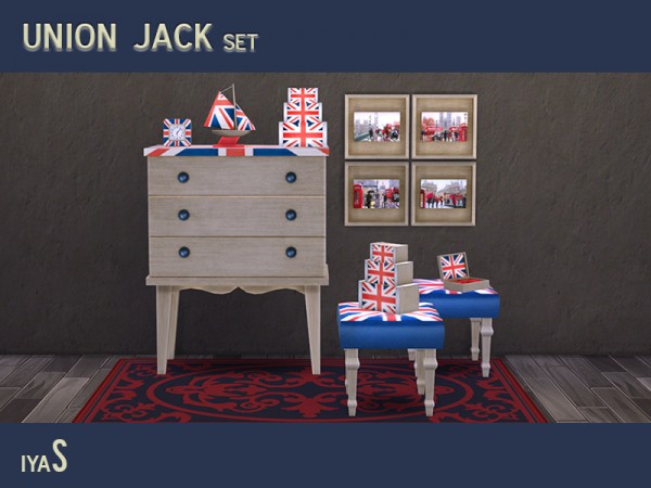  The Sims Resource: Union Jack set by soloriya