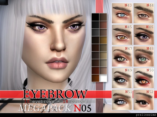 sims 4 resource eyebrow pack