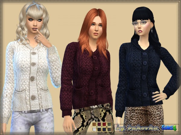  The Sims Resource: Jacket Braids by Bukovka