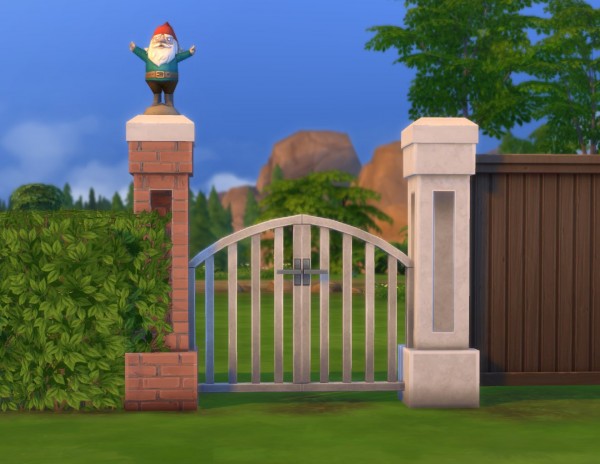  Mod The Sims: Stonework Fencepost by plasticbox