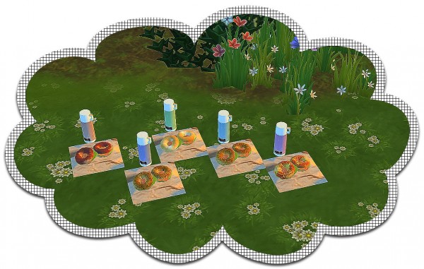  Sims 4 Designs: Garden Lunch Mini Set