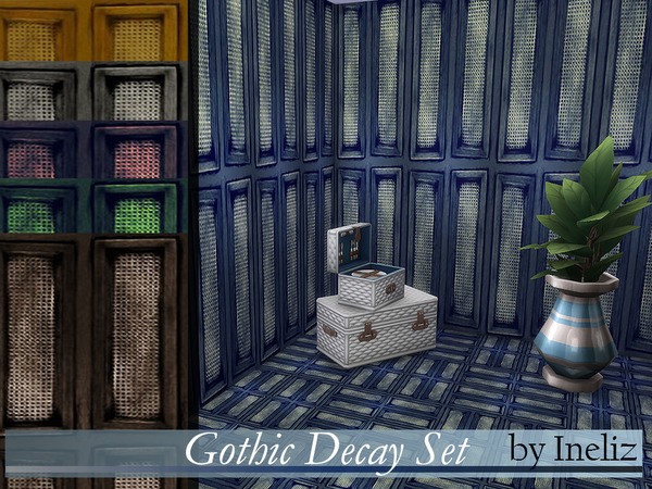  The Sims Resource: Gothic Decay Set by Ineliz