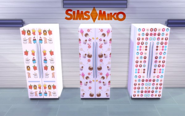  Los Sims de Miko: Cute refrigerators
