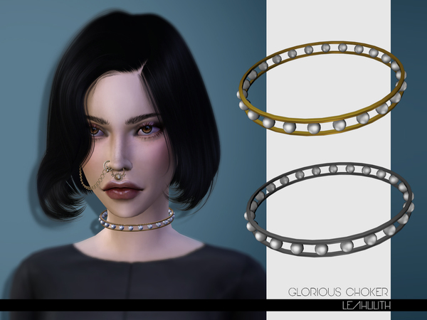  The Sims Resource: Glorious Choker by LeahLilith