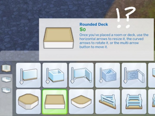  Mod The Sims: “Flat Square” Catalogue Text Fix by plasticbox