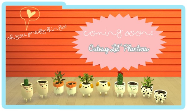  Sims 4 Designs: Cutesy Lil Planters