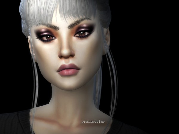  The Sims Resource: Pure Poison   Metallic Cat Eyeshadow  N19 by Pralinesims