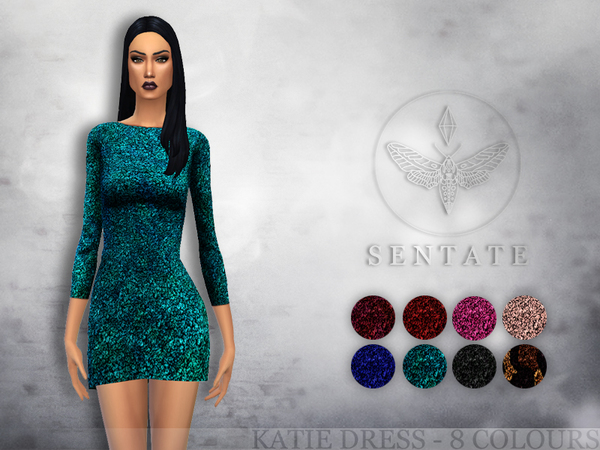  The Sims Resource: Katie Dress by Sentate