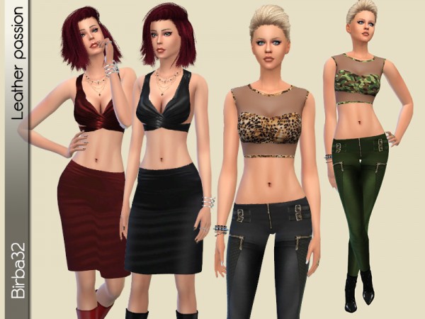  The Sims Resource: Leather Passion by Birba32