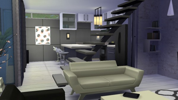  Mod The Sims: Negro & Blanco House by egael