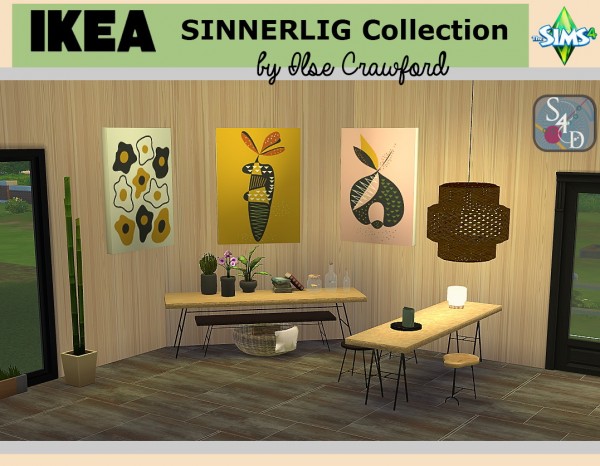  Sims 4 Designs: Ikea Sinnerlig Collection