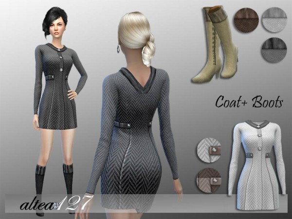  Altea127 SimsVogue: Alexia Coat + Boots