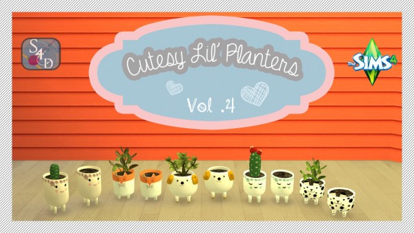  Sims 4 Designs: Cutesy Lil Planters  part 4