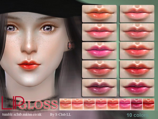  The Sims Resource: Lipstick F18 by S Club