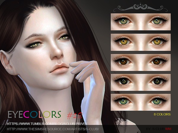  The Sims Resource: Eyecolor 18 by S Club