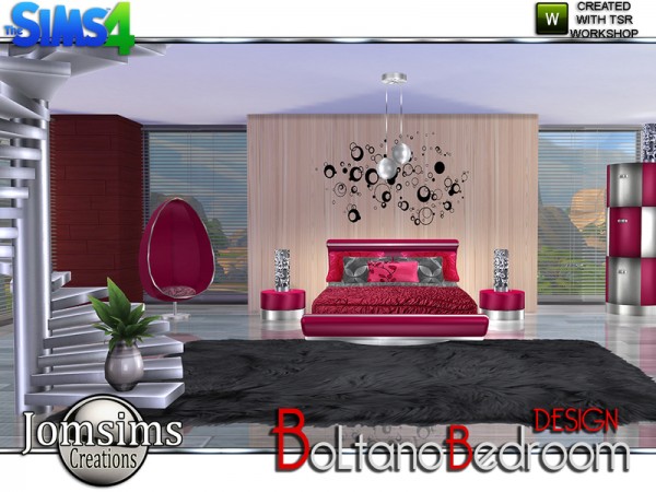  The Sims Resource: Boltano Design Bedroom by JomSims