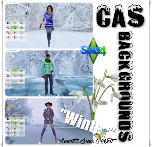  Annett`s Sims 4 Welt: Winter backgrounds