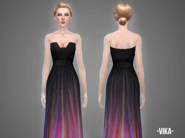  The Sims Resource: Vika   gown by April
