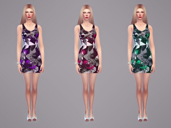  The Sims Resource: Heather   Dress by tangerinesimblr