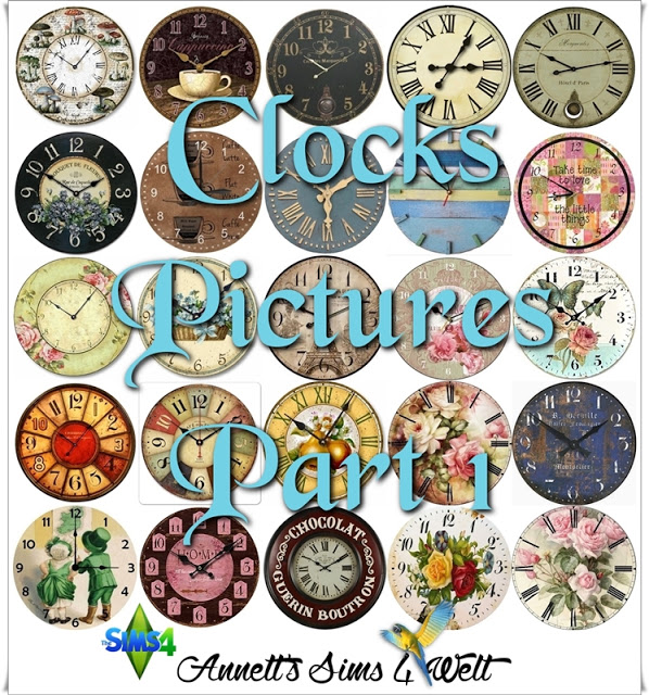  Annett`s Sims 4 Welt: Clocks Pictures   Part 1